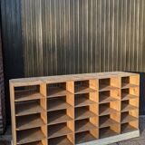 Wooden locker cabinet