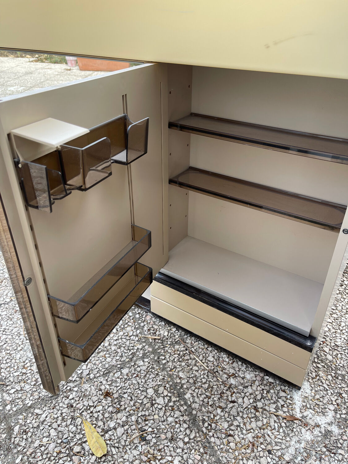 Vintage toilet cabinet