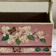 Hand-painted wooden basket – vintage charm and folk authenticity
