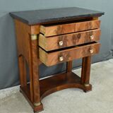 Petite Commode Chiffonnière en Acajou Flammé, style Empire – 1ère partie XX