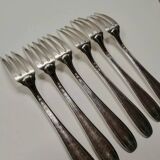 6 couverts à poisson sfam métal argenté 12 pièces