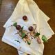Old winegrower's tablecloth.