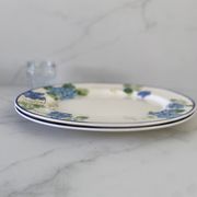"Hortensia" table service from Luneville, earthenware, 80 pieces