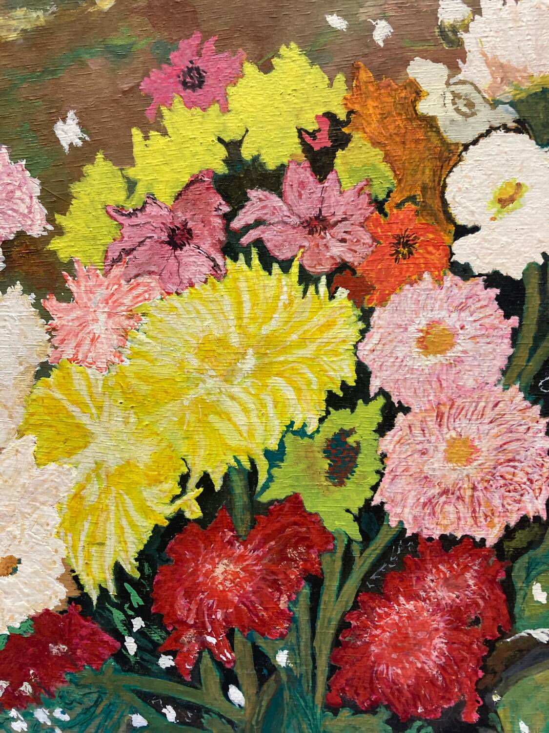 Flower bouquet painting
