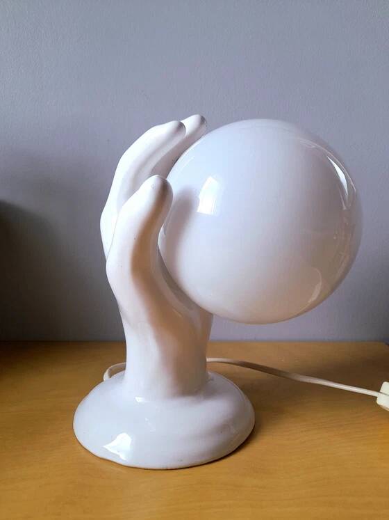 Ceramic hand lamp 1980