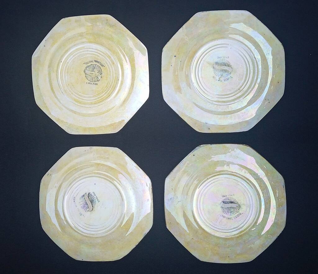 4 Antique Royal Winton Grimwades Plate Hand Painted