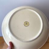 Ceramic salad bowl apples and pears Ter Steege Rÿssen vintage