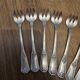 10 fourchettes à huîtres argent début XXéme
