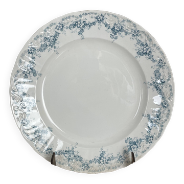 Plat rond 33 cm en faïence de Maastricht modèle Clara