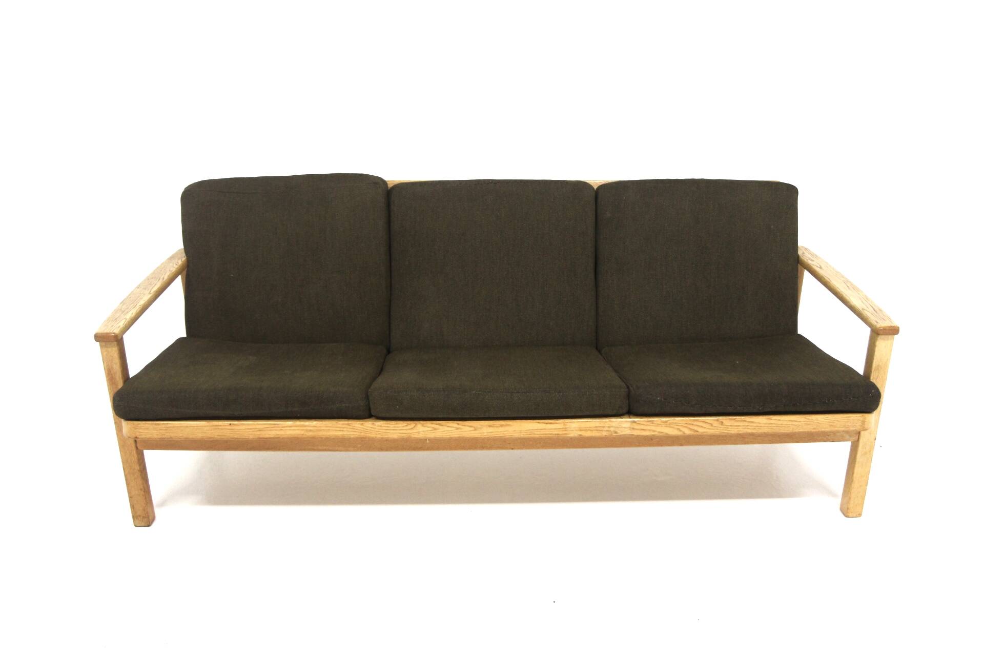 Scandinavian 3-seater oak sofa, Sweden, 1960