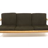 Scandinavian 3-seater oak sofa, Sweden, 1960