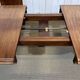 Victorian style oval mahogany table with 1 extension.