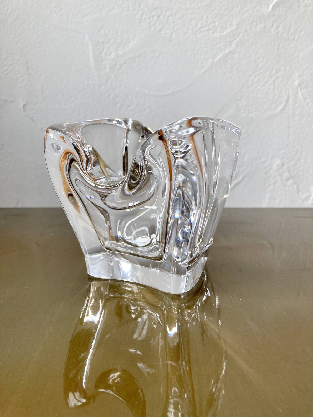 Crystal ashtray from Bayel, 1970s