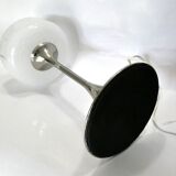 Designer table lamp space age 1960-70 chrome and glass