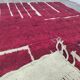 Traditional handwoven Beni Ourain Berber rug 2/3 m