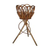Plant rack in rattan