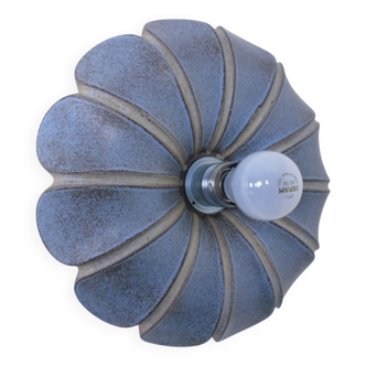 German flower wall lamp from Pan Keramik, 1970s