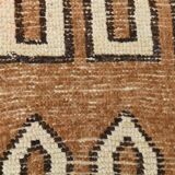 Vintage Brown & Beige Persian Runner Rug, 88x351Cm