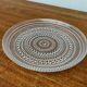 Set of 5 vintage Finnish glass plates from the Kastehelmi series by Oiva Toikka for Iittala.