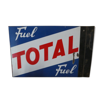 Total enamelplate two-sided, 60s