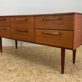 Mid century teak chest of drawers