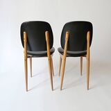 Pair of Pierre Guariche design chairs 1960s vintage 70s 1970s