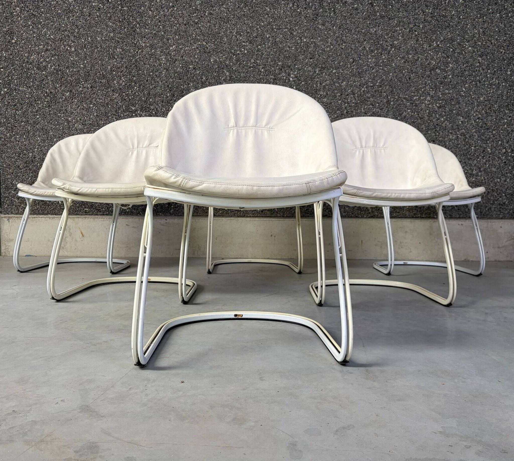 Gastone Rinaldi 'Pascale' dining chairs, 1970s - set of 6