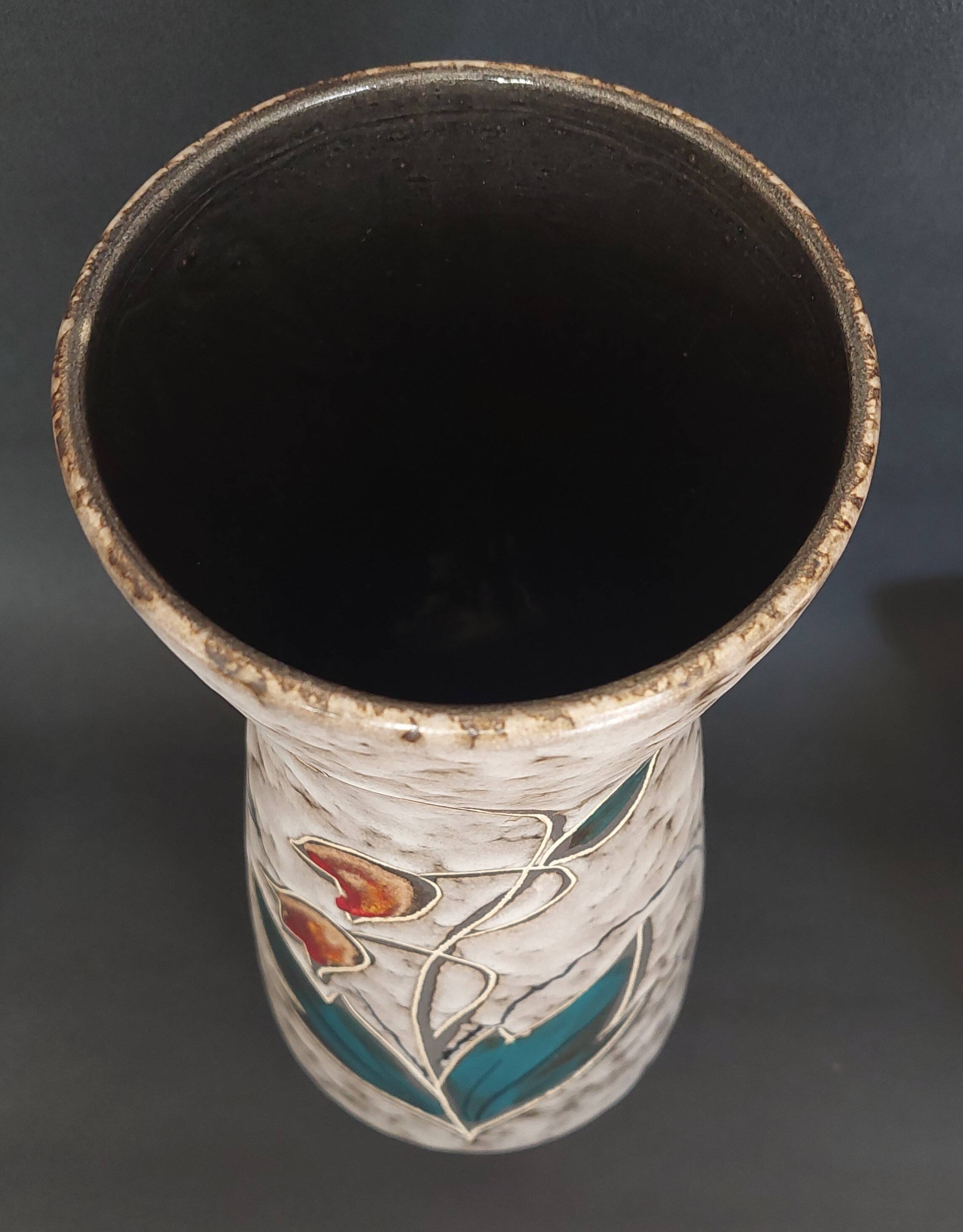 Vintage ceramic vase Germany West Germany 60s
