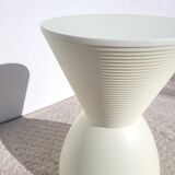 Kartell Prince AHA designer stool/side table by Philippe Starck, white