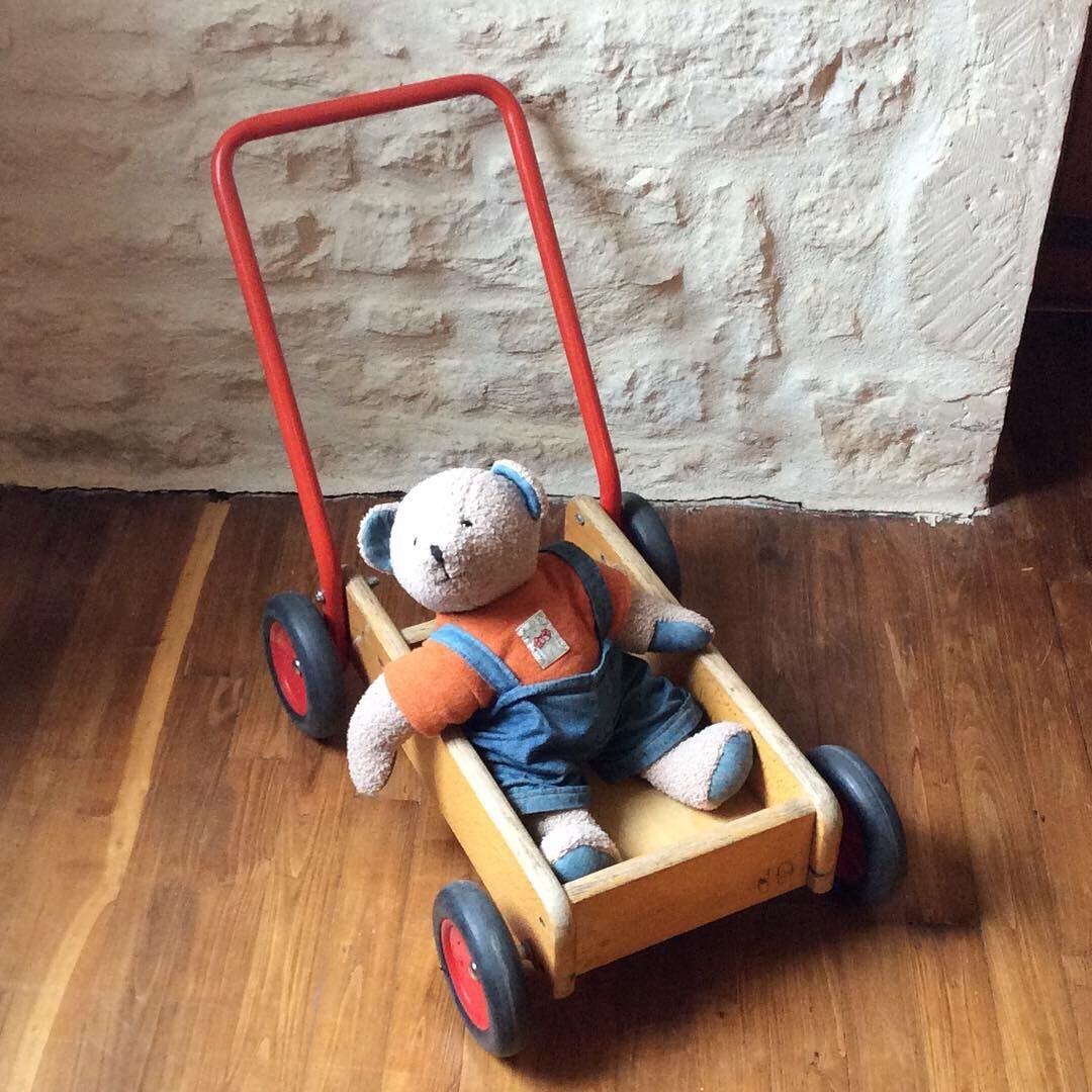 Caddie cart storage vintage toy stroller