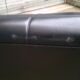Vintage black skai sofa