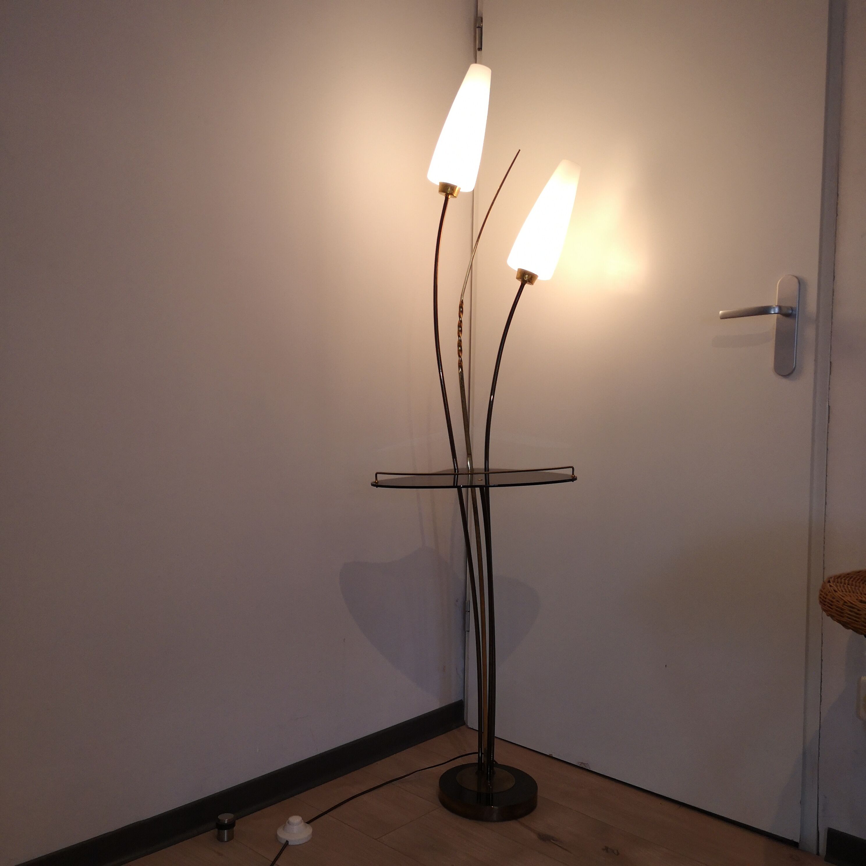 Lampadaire maison lunel rene mathieu vintage rétro 1950
