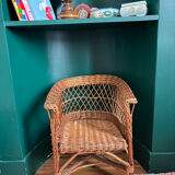 Fauteuil enfant en rotin