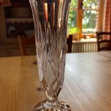 Crystal flute vase from St Louis