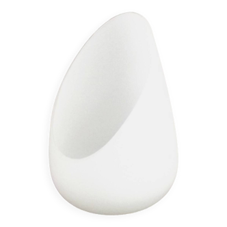 French Vintage Modern Frosted Glass Lamp Shade – Teardrop Replacement Shade