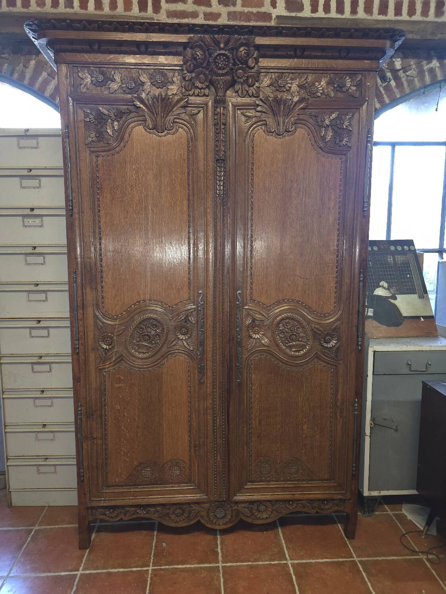 Norman wardrobe, oak wedding wardrobe