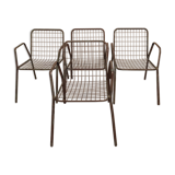 4 EMU metal Rio model chairs