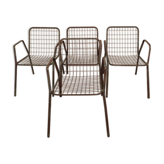 4 EMU metal Rio model chairs