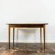 Table à manger extensible de style mid-century en noyer, années 1960