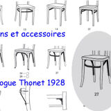 Chairs Thonet A429 1930