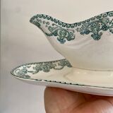 Vintage saucière in iron earth, au chatelet de longwy