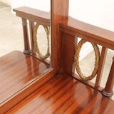 Viennese Secession Huge Mahogany Hall Mirror, 1910