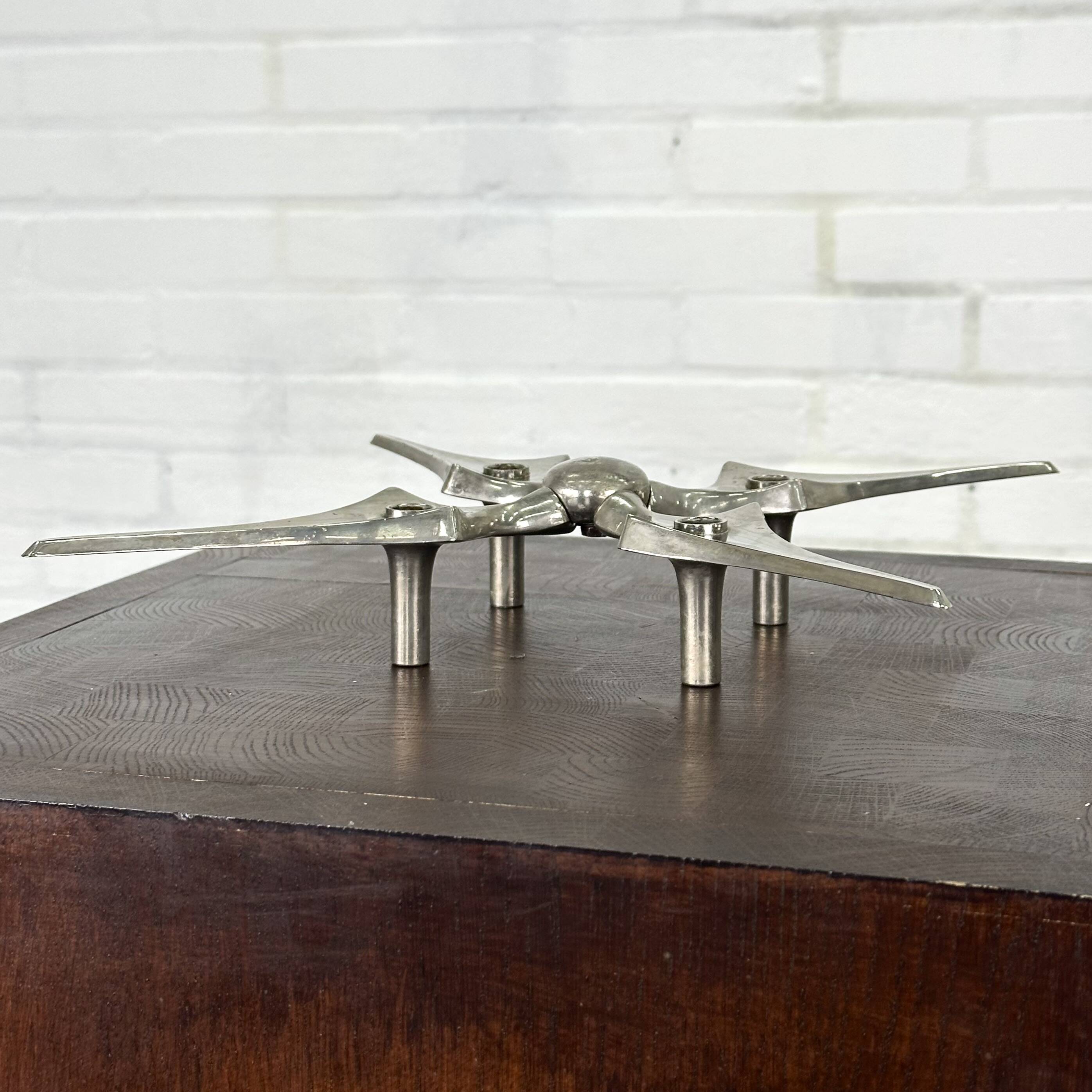 Nagel candle holder star by Fritz Nagel and Caesar Stoffi