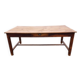 Country Pine Farmhouse Table, 4 Drawers.