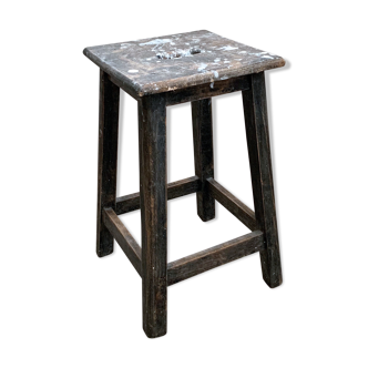 Tabouret d’atelier en bois
