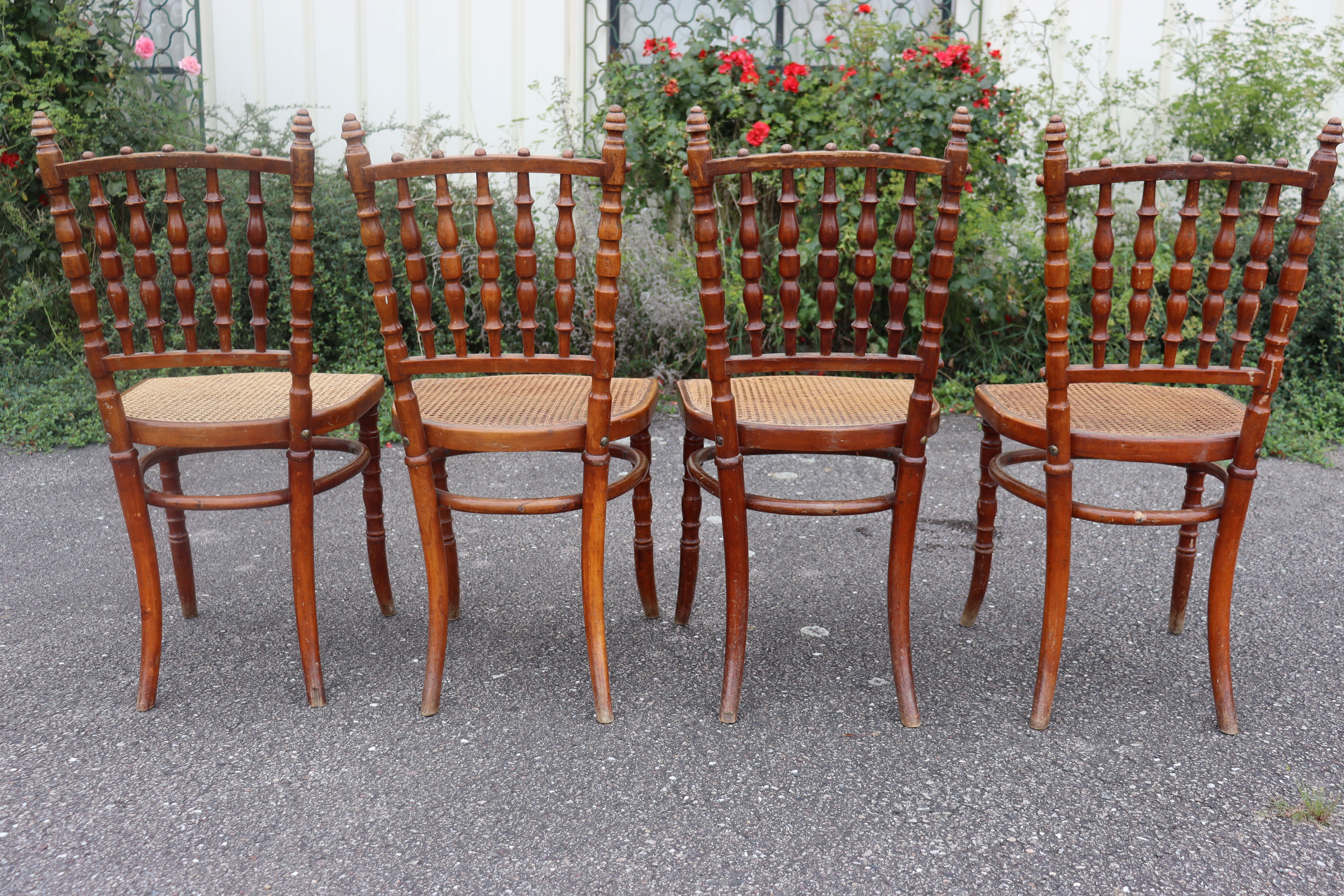 Series 4 bistro chairs Fischel N109