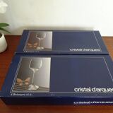 12 glasses of Arques crystal wine model Briançon 12 cl in boxes