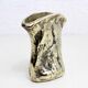 Mid-century bronze or brass vase with herbarium decoration