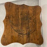 Vintage gueridon side table bamboo way