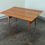 Vintage teak Danish Design adjustable table by Trioh Denmark .
